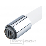 Baterie umyvadlová, stojánková s flexibilním ramínkem, 35mm, bílá náhled