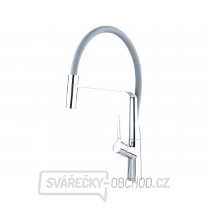 Baterie umyvadlová, stojánková s flexibilním ramínkem, 25mm, šedá Baterie umyvadlová, stojánková s flexibilním ramínkem, 25mm, šedá gallery main image