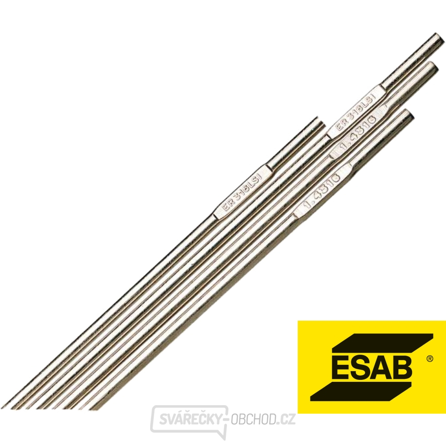 ESAB OK Tigrod 308LSi, drát na nerez 3,2 x 1000 mm - 5kg