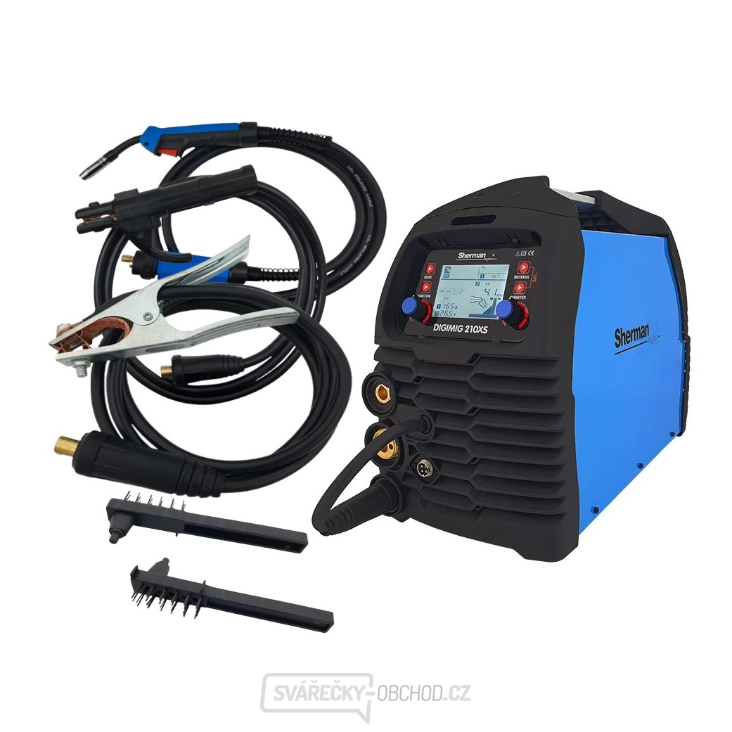 Sherman DIGIMIG 210XS + Hořák 3m + Kabely 2m + Kartáč