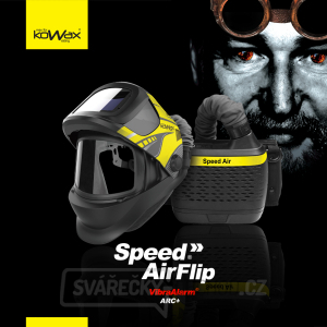 Filtračně ventilační jednotka Speed Air + kukla Flip ARC+, KOWAX KWXSAF