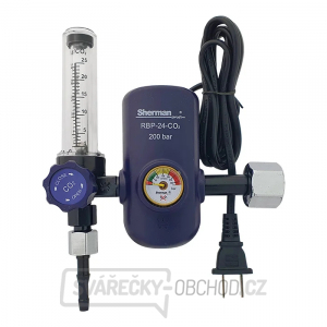 Redukční ventil CO2 / Argon s ohřívačem RBP Mini 24V Redukční ventil CO2 / Argon s ohřívačem RBP Mini 24V gallery main image