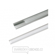 AL profil AR1 nový 24,7x7mm pro LED pásky, k zapuštění, včetně plexi 2m AL profil AR1 nový 24,7x7mm pro LED pásky, k zapuštění, včetně plexi 2m gallery main image