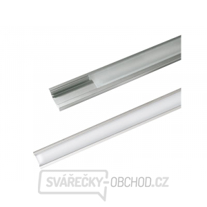 AL profil AR1 nový 24,7x7mm pro LED pásky, k zapuštění, včetně plexi 2m AL profil AR1 nový 24,7x7mm pro LED pásky, k zapuštění, včetně plexi 2m gallery main image