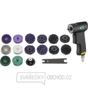 Pneumatická bruska se sadou kartáčů HAZET 9033-11/17 Pneumatická bruska se sadou kartáčů HAZET 9033-11/17 gallery main image