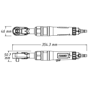 Pneumatický ráčnový šroubovací utahovák HAZET 9022P-1 Náhled