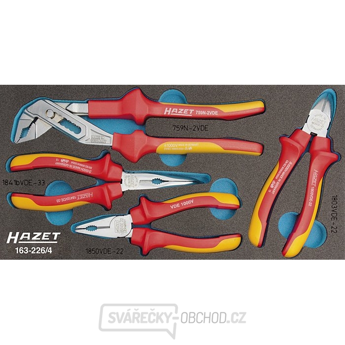 Sada kleští VDE HAZET 163-226/4