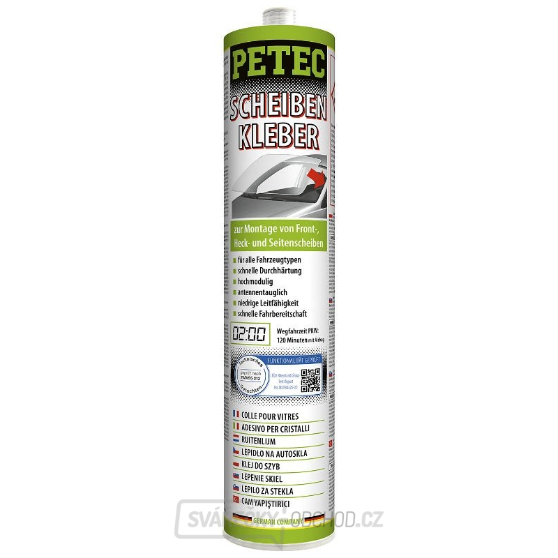 PETEC 83310 Lepidlo na skla karosérií 310 ml
