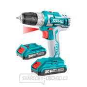 Vrtací šroubovák AKU, 20V Li-ion (2x), 2000mAh gallery main image