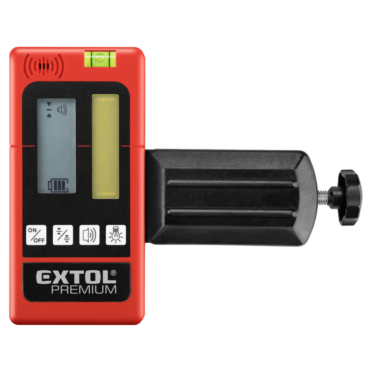 Levně EXTOL PREMIUM Přijímač-detektor laser. paprsku, červeného i zeleného 8823390