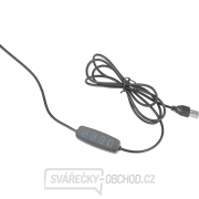 lampa stolní s lupou, USB napájení, 1300lm, 3 barvy světla, 5x zvětšení náhled