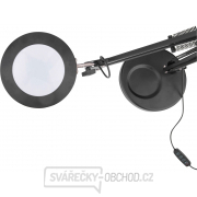 lampa stolní s lupou, USB napájení, 1300lm, 3 barvy světla, 5x zvětšení náhled