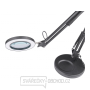 lampa stolní s lupou, USB napájení, 1300lm, 3 barvy světla, 5x zvětšení náhled