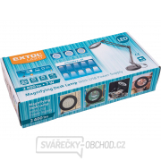 lampa stolní s lupou, USB napájení, 1300lm, 3 barvy světla, 5x zvětšení náhled