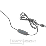 lampa stolní s lupou, USB napájení, 1300lm, 3 barvy světla, 5x zvětšení náhled