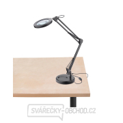 lampa stolní s lupou, USB napájení, 1300lm, 3 barvy světla, 5x zvětšení náhled