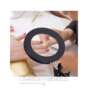 lampa stolní s lupou, USB napájení, 1300lm, 3 barvy světla, 5x zvětšení náhled