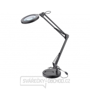 Lampa stolní s lupou, USB napájení, 1300lm, 3 barvy světla, 5x zvětšení gallery main image