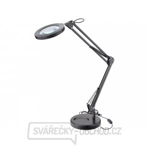 Lampa stolní s lupou, USB napájení, 1300lm, 3 barvy světla, 5x zvětšení gallery main image