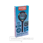 Lupa se světlem 80lm, 5x zvětšení, 3x0,5W COB LED náhled