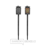 Pochodeň LED s plamenem, solární nabíjení, 12x LED Náhled