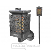 Pochodeň LED s plamenem, solární nabíjení, 12x LED Pochodeň LED s plamenem, solární nabíjení, 12x LED gallery main image