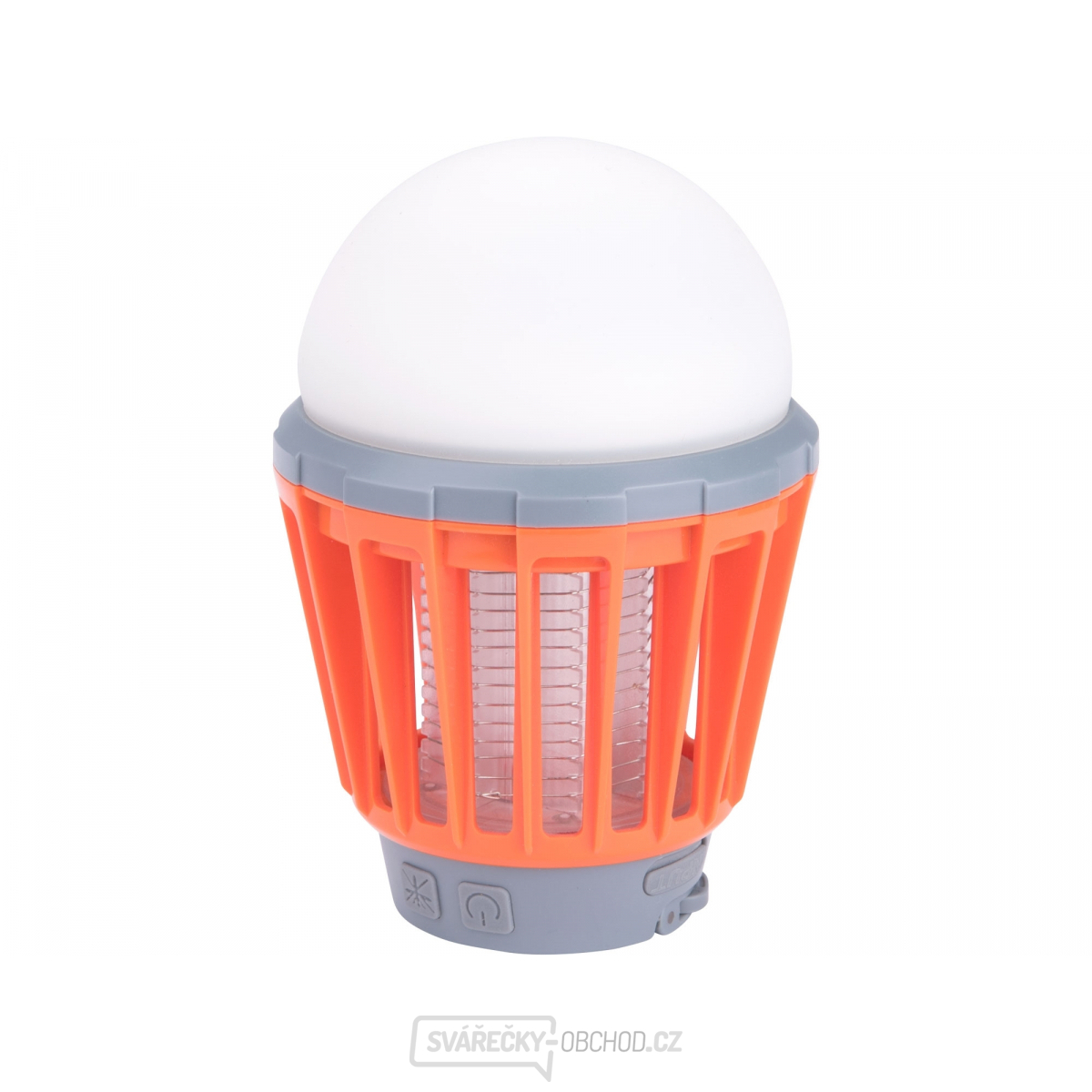 Lucerna turistická s lapačem komárů, 180lm, USB nabíjení, 3x 1W LED