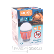Lucerna turistická s lapačem komárů, 180lm, USB nabíjení, 3x 1W LED náhled