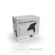Solight LED solární osvětlení se senzorem, 11W, 1200lm, Li-on, černá náhled