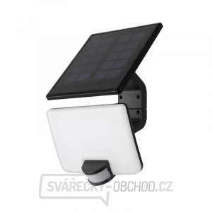 Solight LED solární osvětlení se senzorem, 11W, 1200lm, Li-on, černá