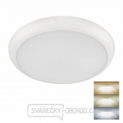 Solight LED venkovní stropní osvětlení se senzorem a nastavitelnou CCT, 20W, 1800lm, 33cm, bílá barva gallery main image