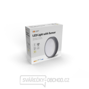 Solight LED venkovní osvětlení se senzorem Siena, šedé, 20W, 1500lm, 4000K, IP54, 23cm náhled