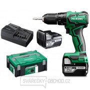 HIKOKI Aku příklepový vrtací šroubovák DV18DDWPZ + 2x Akumulátor 5,0 Ah + Nabíječka + Kufr gallery main image