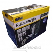 Ruční naviják 550kg ocelové lano 5mm/15m s hákem Náhled