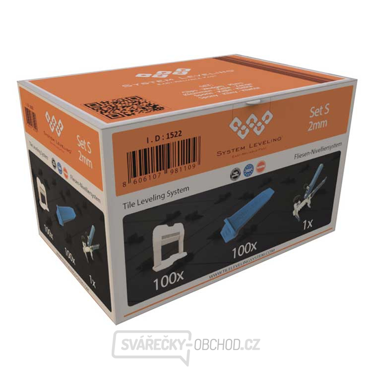 System Leveling - aplikační SET 100/100/1 - 2mm, karton gallery main image