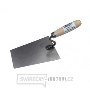 Stavební lžíce ocelová 200mm - dřevěná rukojeť Stavební lžíce ocelová 200mm - dřevěná rukojeť gallery main image