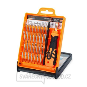 Precizní šroubovák se sadou vyměnitelných bitů a pinzeta JM-8100 Precizní šroubovák se sadou vyměnitelných bitů a pinzeta JM-8100 gallery main image