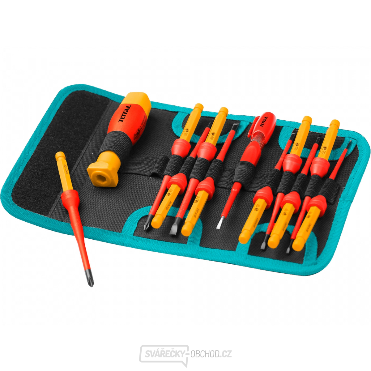Elektrikářské šroubováky, sada 12ks, výměnná rukojeť, industrial gallery main image