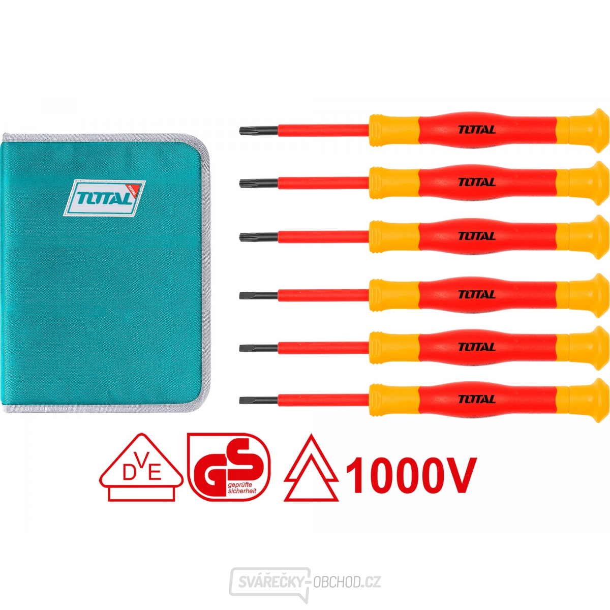 Elektrikářské šroubováky hodinářské, sada 6ks, industrial, S2