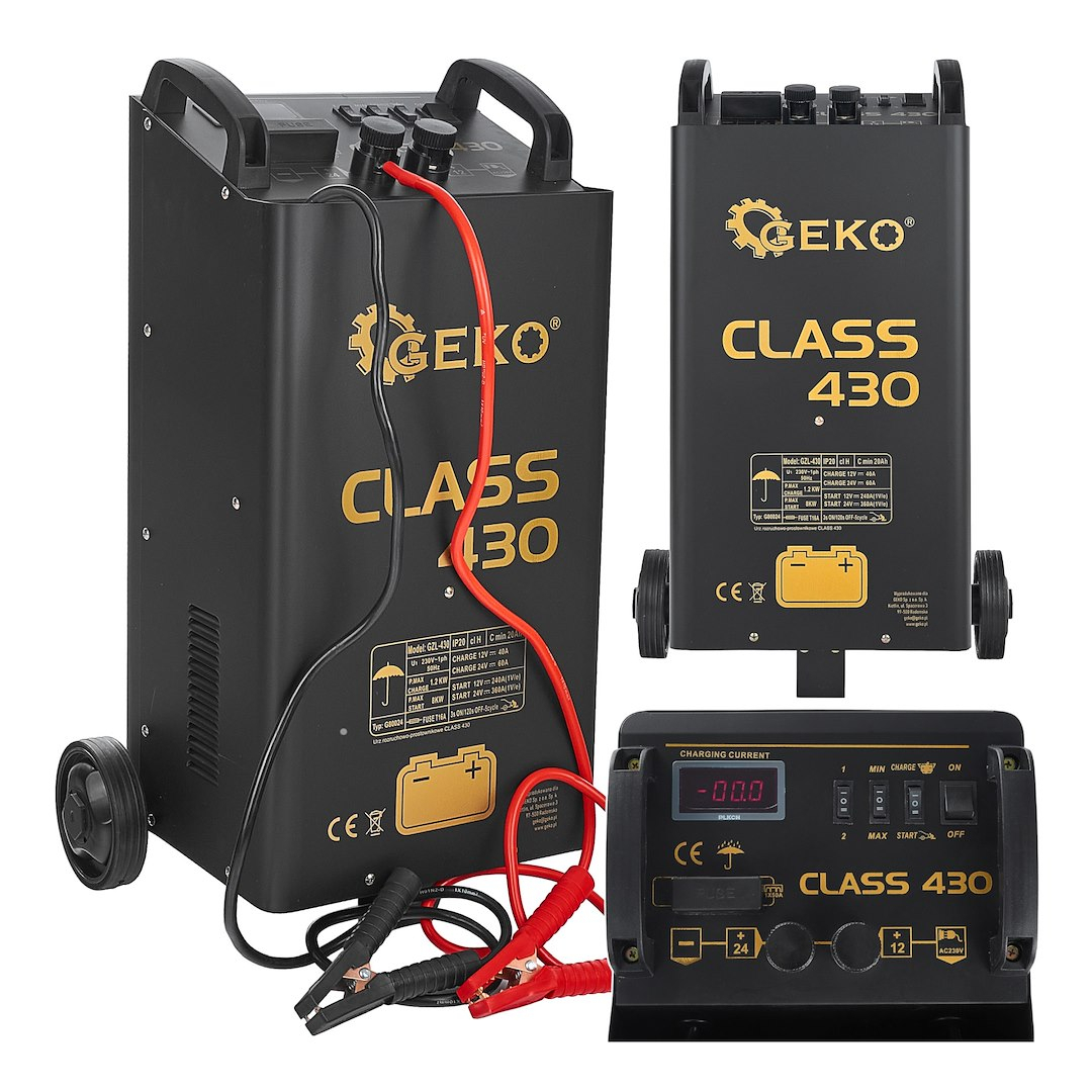 Nabíječka autobaterií - startovací zdroj, 12V a 24V - Class 430 G80024
