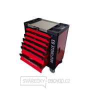 Dílenský vozík KraftWelle germany včetně nářadí vybavený 6 polic náhled