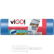 viGO! Pytle do odpadkových košů HDPE 35l/36 ks 50x60cm - modré gallery main image