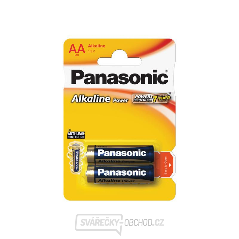 Baterie AA (R6) alkalická PANASONIC Alkaline Power LR6 2BP