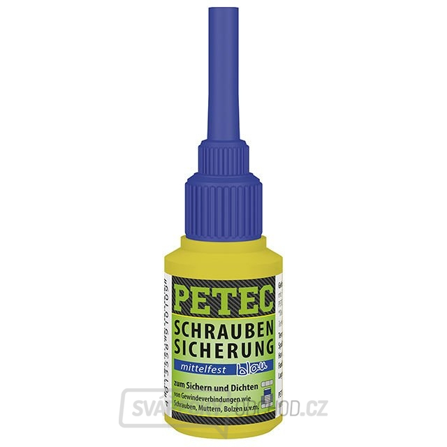 Přípravek pro fixaci šroubů - střední pevnost - PETEC Schraubensicherung Mittelfest 10 g