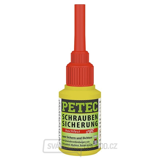 Přípravek pro fixaci šroubů - vysoká pevnost - PETEC Schraubensicherung Hochfest 10 g