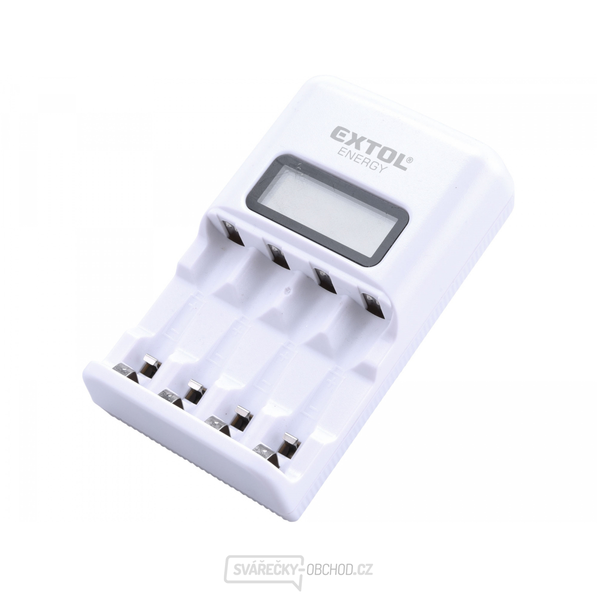 Nabíječka AAA/AA, NiMh/NiCd, 4 sloty, individuální nabíjení, LCD