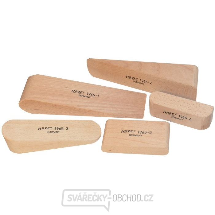 Sada cínovacích dřevených klínů HAZET 1965/5