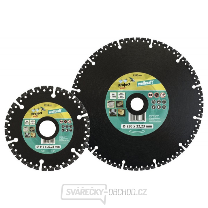 WOLFCRAFT - PRO MULTI diamantový řezací kotouč 230mm WOLFCRAFT - PRO MULTI diamantový řezací kotouč 230mm gallery main image