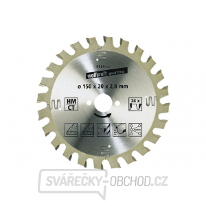 WOLFCRAFT - pilový kotouč 210×30mm Z34 - hrubé řezy WOLFCRAFT - pilový kotouč 210×30mm Z34 - hrubé řezy gallery main image