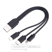 Svítilna 8000lm, zoom, USB nabíjení s powerbankou, 60W COB LED náhled